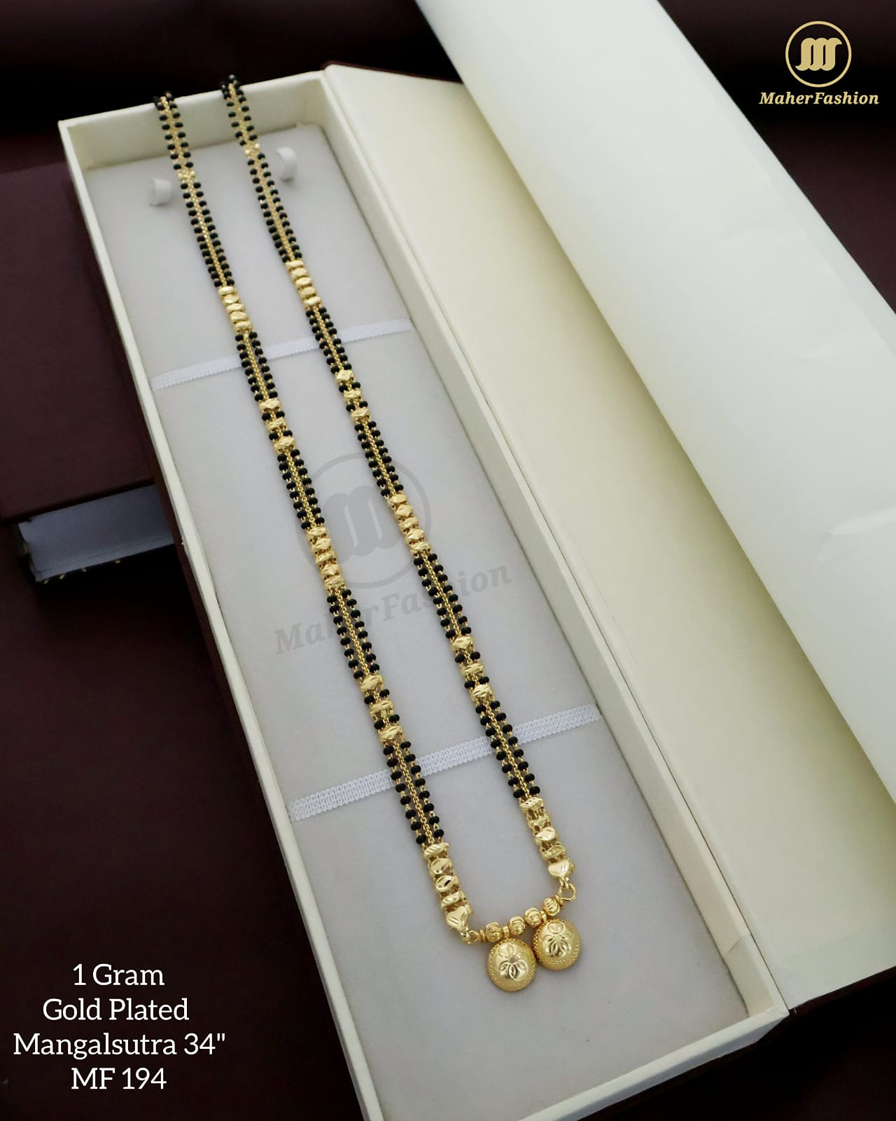 SUNHERI GOLD PLATED MANGALSUTRA